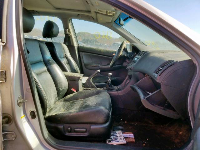 1HGCM65587A006899 - 2007 HONDA ACCORD EX SILVER photo 5