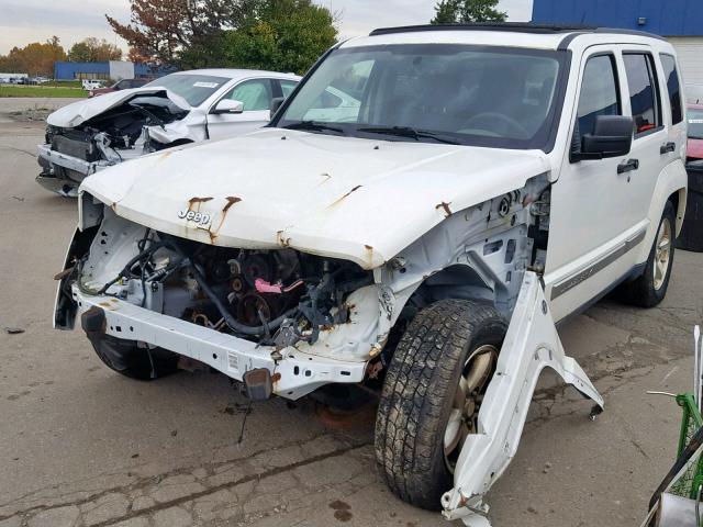 1J8GN58K79W529578 - 2009 JEEP LIBERTY LI WHITE photo 2