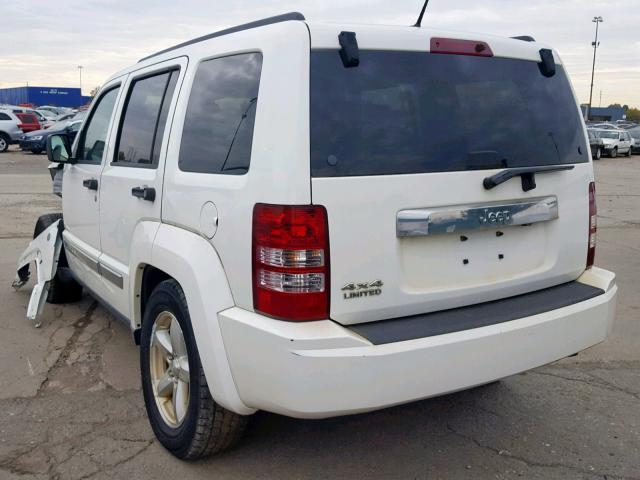 1J8GN58K79W529578 - 2009 JEEP LIBERTY LI WHITE photo 3