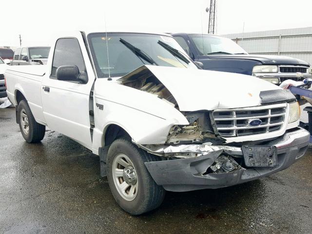 1FTYR10U91PB45452 - 2001 FORD RANGER WHITE photo 1