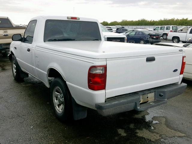 1FTYR10U91PB45452 - 2001 FORD RANGER WHITE photo 3