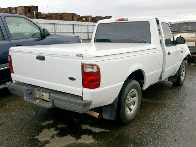 1FTYR10U91PB45452 - 2001 FORD RANGER WHITE photo 4