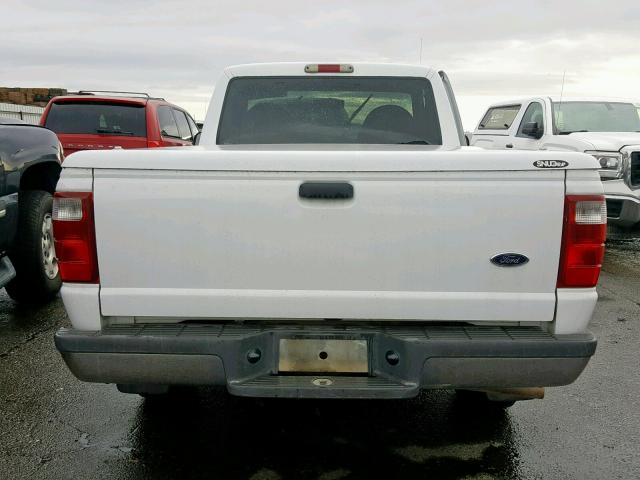 1FTYR10U91PB45452 - 2001 FORD RANGER WHITE photo 6