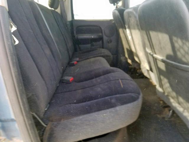 3D7KU28D34G162521 - 2004 DODGE RAM 2500 S Կապույտ լուսանկար 6