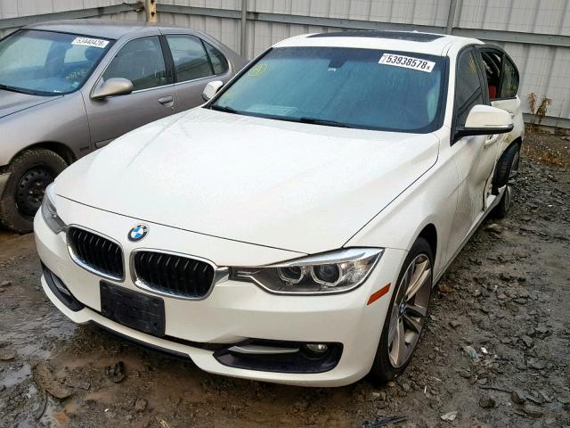 WBA3C3C51EP662436 - 2014 BMW 320 I WHITE photo 2