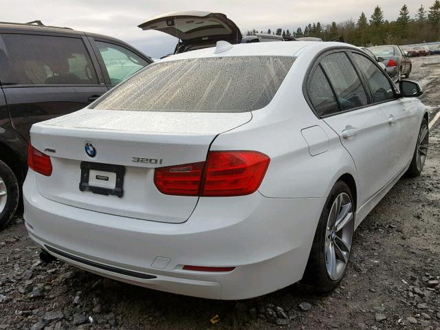 WBA3C3C51EP662436 - 2014 BMW 320 I WHITE photo 4