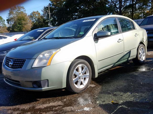 3N1AB61E87L709190 - 2007 NISSAN SENTRA 2.0 GREEN photo 2