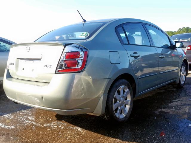 3N1AB61E87L709190 - 2007 NISSAN SENTRA 2.0 GREEN photo 4