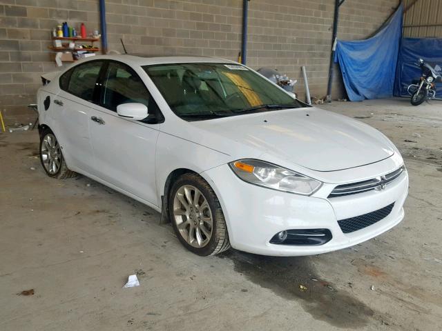 1C3CDFCB4ED742472 - 2014 DODGE DART LIMIT WHITE photo 1