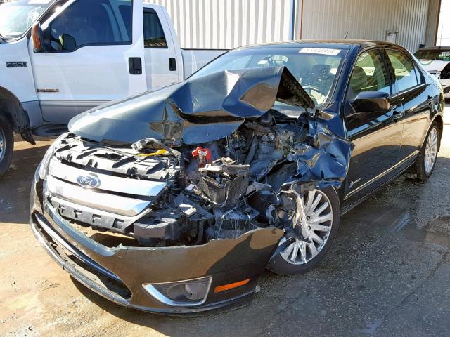 3FADP0L36AR305111 - 2010 FORD FUSION HYB BLACK photo 2