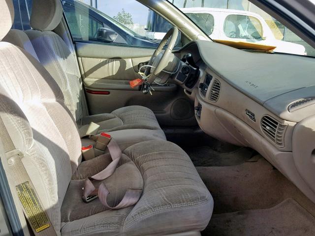 2G4WS52JX11264397 - 2001 BUICK CENTURY CU BEIGE photo 5