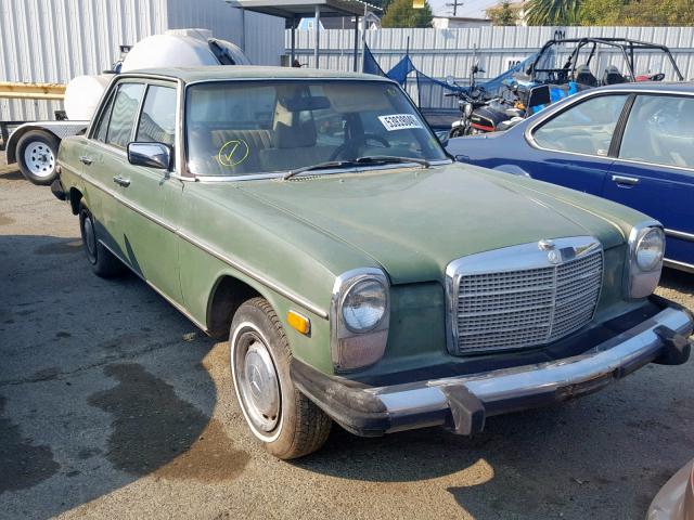 11511712130077 - 1976 MERCEDES-BENZ 240 D GREEN photo 1