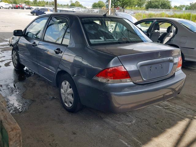 JA3AJ26E55U010313 - 2005 MITSUBISHI LANCER ES GRAY photo 3