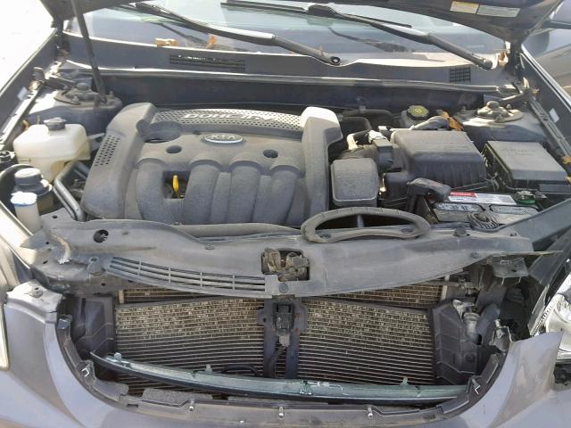 KNAGE123475125445 - 2007 KIA OPTIMA LX GRAY photo 7