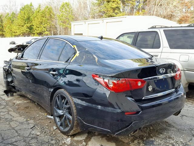 JN1BV7AP6FM330731 - 2015 INFINITI Q50 BASE BLACK photo 3