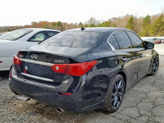 JN1BV7AP6FM330731 - 2015 INFINITI Q50 BASE BLACK photo 4