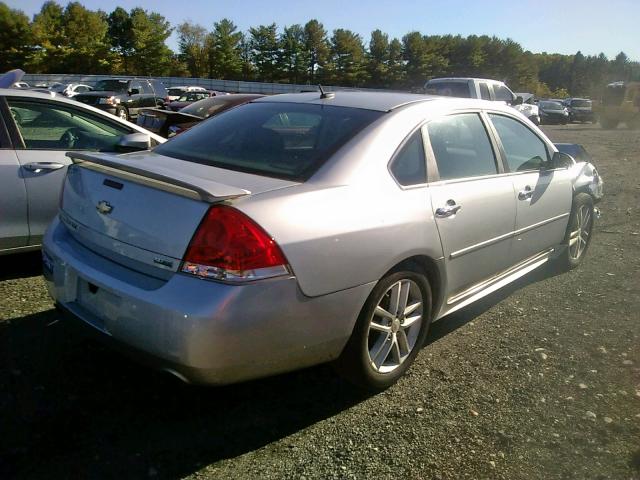 2G1WC5E37C1101183 - 2012 CHEVROLET IMPALA LTZ SILVER photo 4