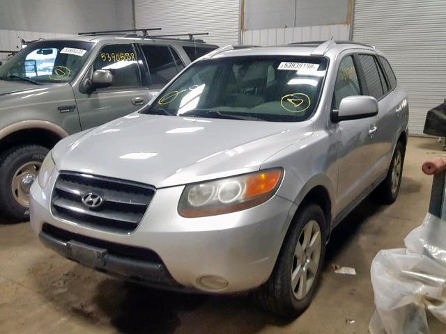 5NMSH73E67H049781 - 2007 HYUNDAI SANTA FE S SILVER photo 2