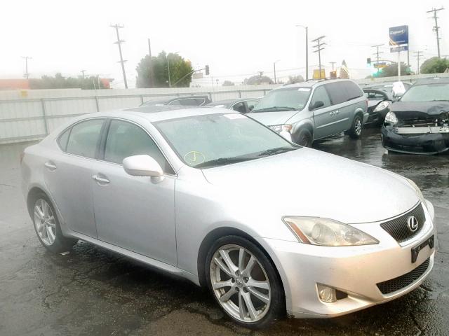 JTHBK262065021772 - 2006 LEXUS IS 250 SILVER photo 1