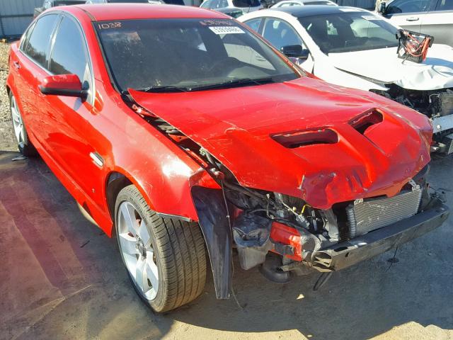 6G2EC57Y59L174946 - 2009 PONTIAC G8 GT RED photo 1