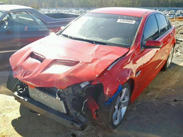 6G2EC57Y59L174946 - 2009 PONTIAC G8 GT RED photo 2