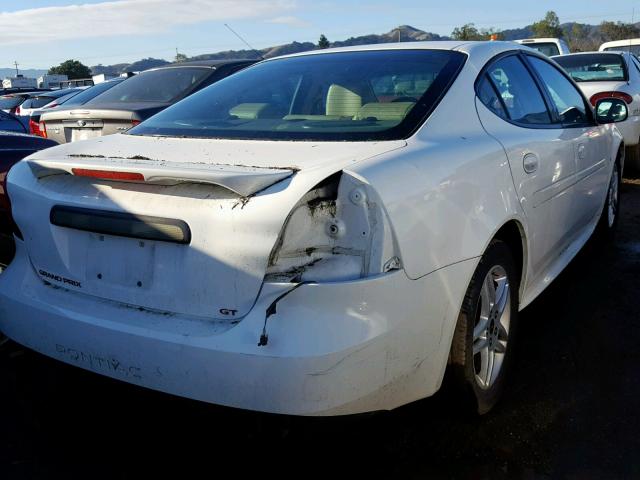 2G2WR554261112552 - 2006 PONTIAC GRAND PRIX WHITE photo 4