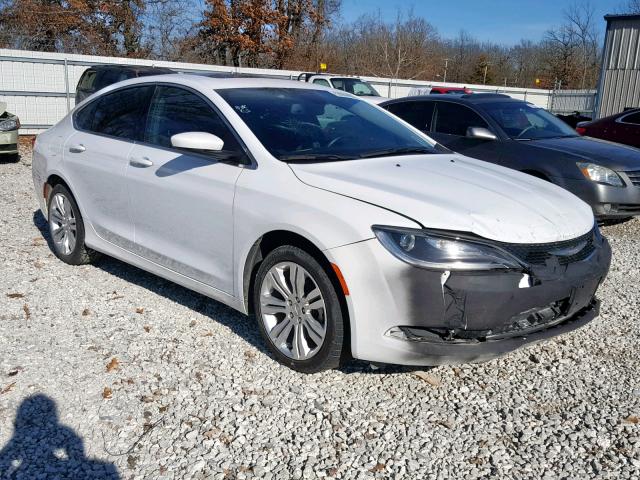 1C3CCCABXFN546794 - 2015 CHRYSLER 200 LIMITE WHITE photo 1