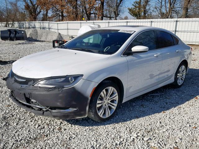 1C3CCCABXFN546794 - 2015 CHRYSLER 200 LIMITE WHITE photo 2