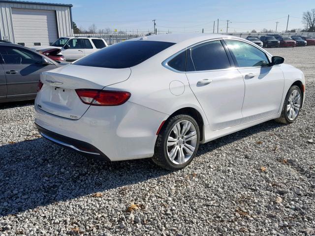 1C3CCCABXFN546794 - 2015 CHRYSLER 200 LIMITE WHITE photo 4