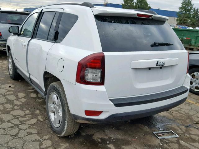 1C4NJCBA3ED882579 - 2014 JEEP COMPASS SP თეთრი ფოტო 3