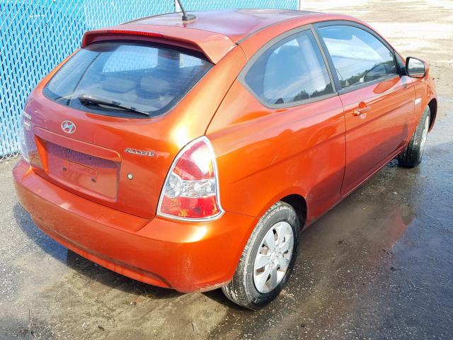 KMHCM3ACXAU170741 - 2010 HYUNDAI ACCENT BLU RED photo 4