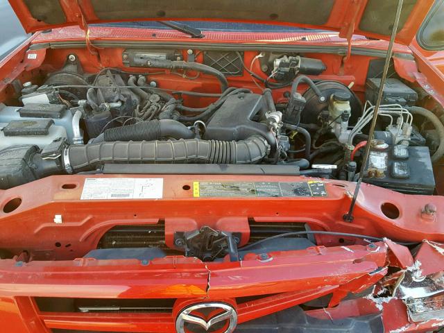 4F4YR16V03TM09238 - 2003 MAZDA B3000 CAB RED photo 7