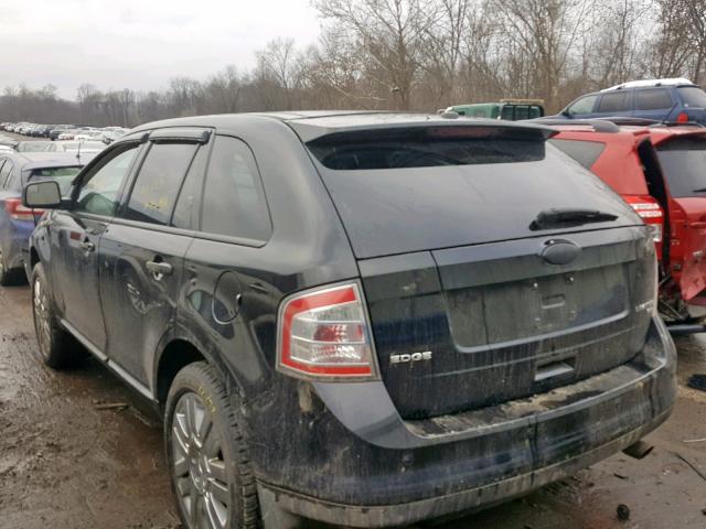 2FMDK4KC2ABA78382 - 2010 FORD EDGE LIMIT BLACK photo 3