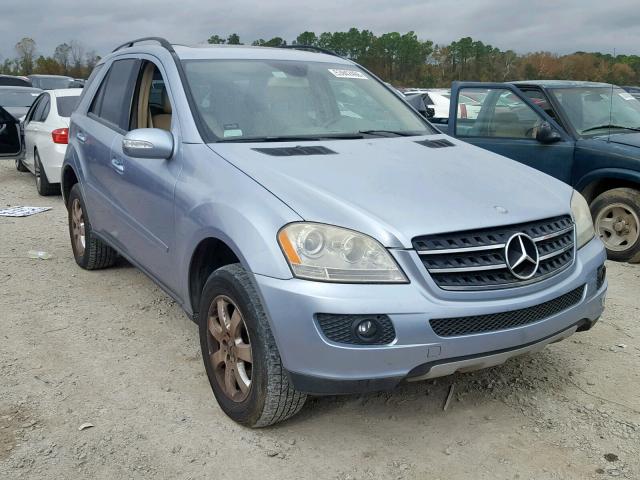 4JGBB86E77A208512 - 2007 MERCEDES-BENZ ML 350 BLUE photo 1