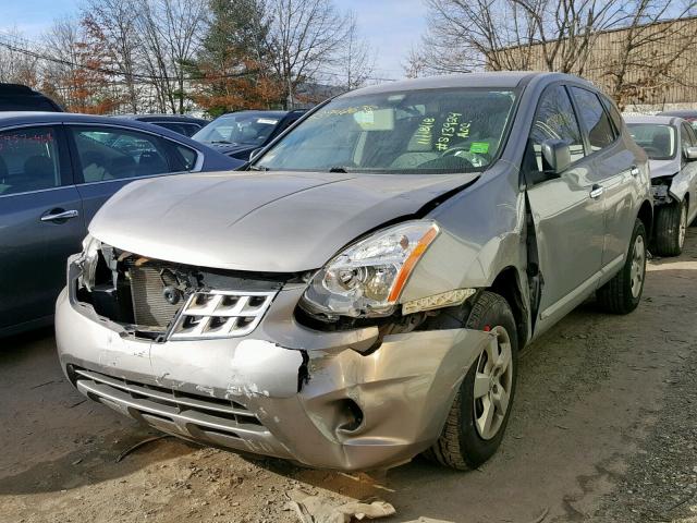 JN8AS5MV1CW367349 - 2012 NISSAN ROGUE S GRAY photo 2