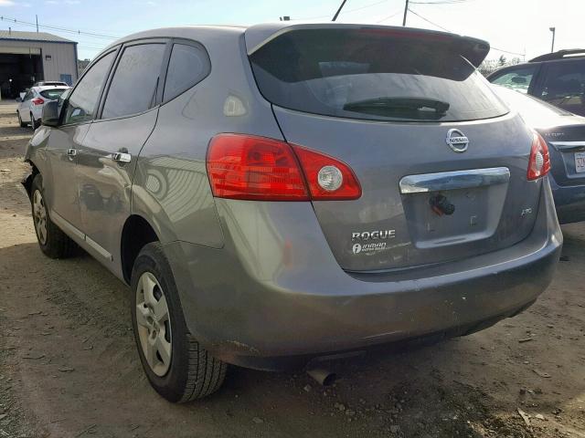 JN8AS5MV1CW367349 - 2012 NISSAN ROGUE S GRAY photo 3