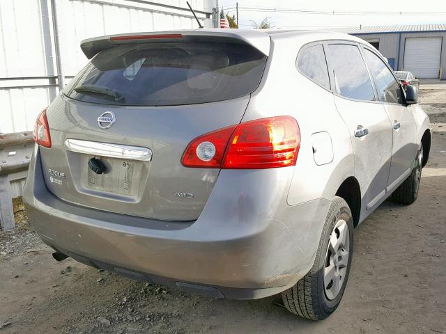 JN8AS5MV1CW367349 - 2012 NISSAN ROGUE S GRAY photo 4