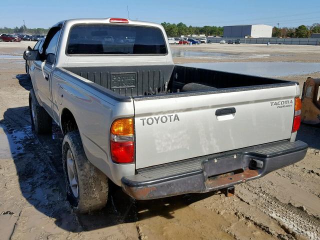 5TENM92N83Z202273 - 2003 TOYOTA TACOMA PRE SILVER photo 3