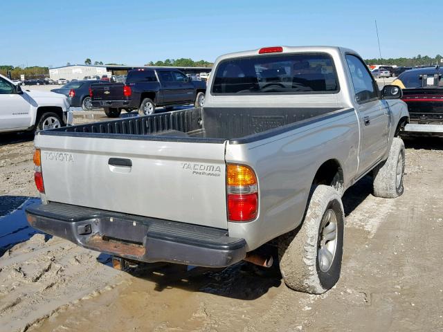 5TENM92N83Z202273 - 2003 TOYOTA TACOMA PRE SILVER photo 4