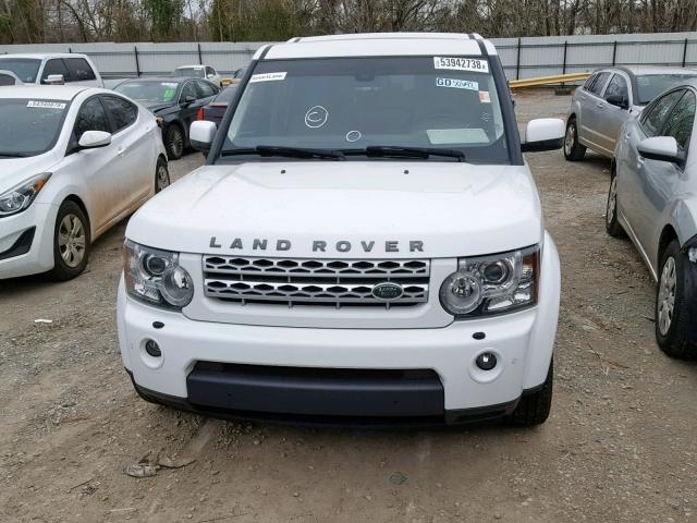 SALAK2D46CA640051 - 2012 LAND ROVER LR4 HSE LU WHITE photo 9