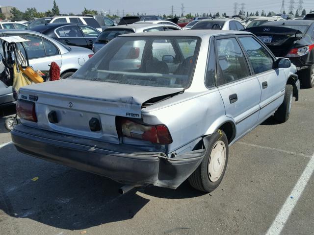 1Y1SK5165LZ055719 - 1990 GEO PRIZM BLUE photo 4