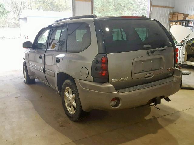 1GKDT13S452257920 - 2005 GMC ENVOY SILVER photo 3