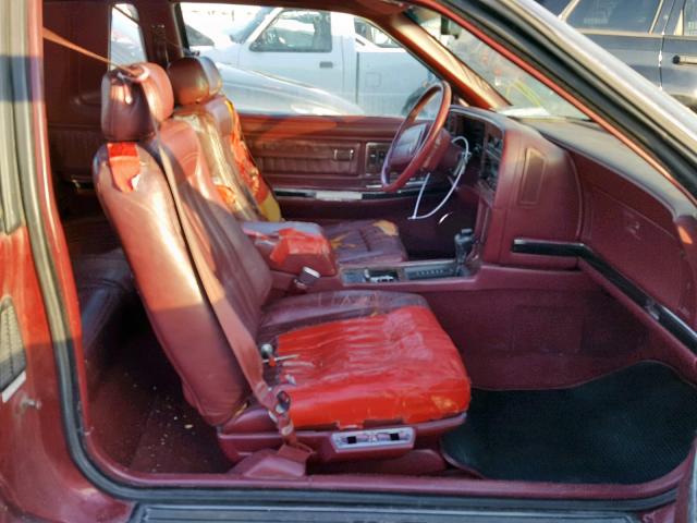 1G4EZ13C1LU418941 - 1990 BUICK RIVIERA RED photo 5