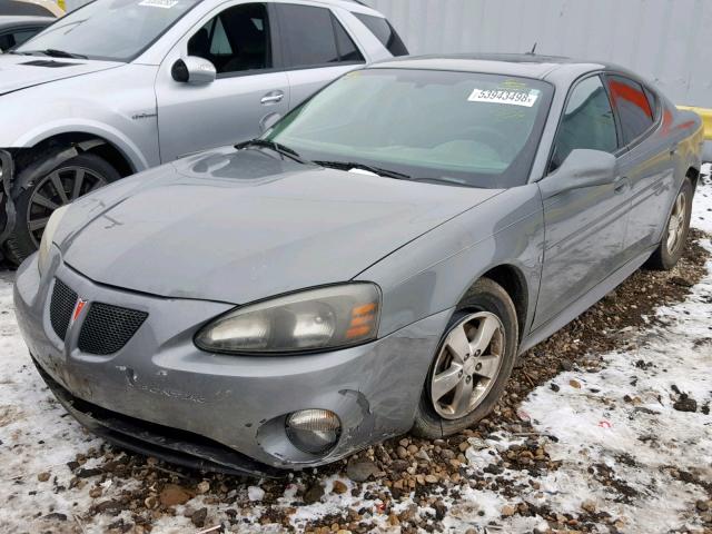 2G2WP552181171437 - 2008 PONTIAC GRAND PRIX GRAY photo 2