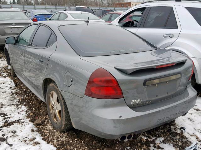 2G2WP552181171437 - 2008 PONTIAC GRAND PRIX GRAY photo 3