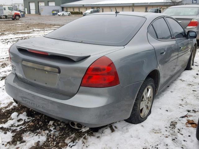 2G2WP552181171437 - 2008 PONTIAC GRAND PRIX GRAY photo 4