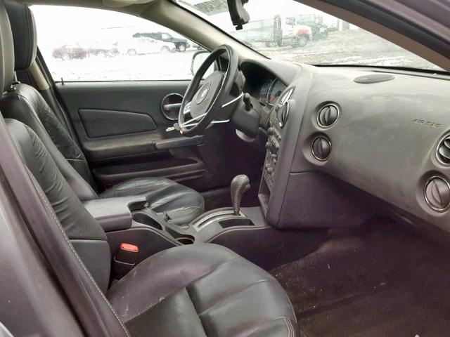 2G2WP552181171437 - 2008 PONTIAC GRAND PRIX GRAY photo 5