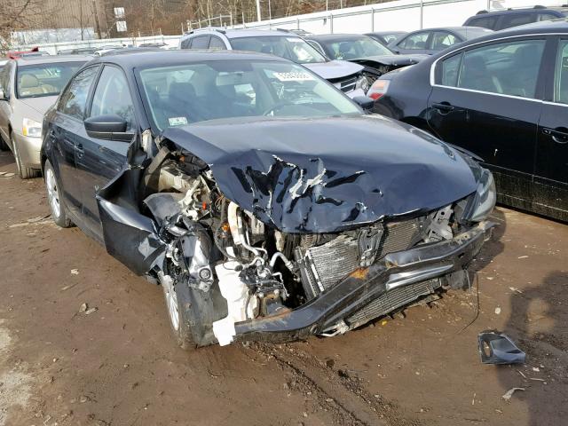 3VW2K7AJ9BM058334 - 2011 VOLKSWAGEN JETTA BASE 黑色 照片 1