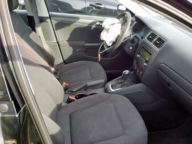 3VW2K7AJ9BM058334 - 2011 VOLKSWAGEN JETTA BASE 黑色 照片 5