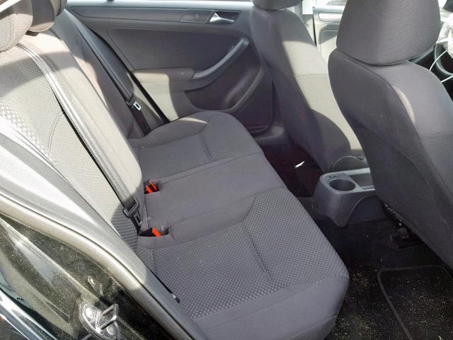 3VW2K7AJ9BM058334 - 2011 VOLKSWAGEN JETTA BASE 黑色 照片 6